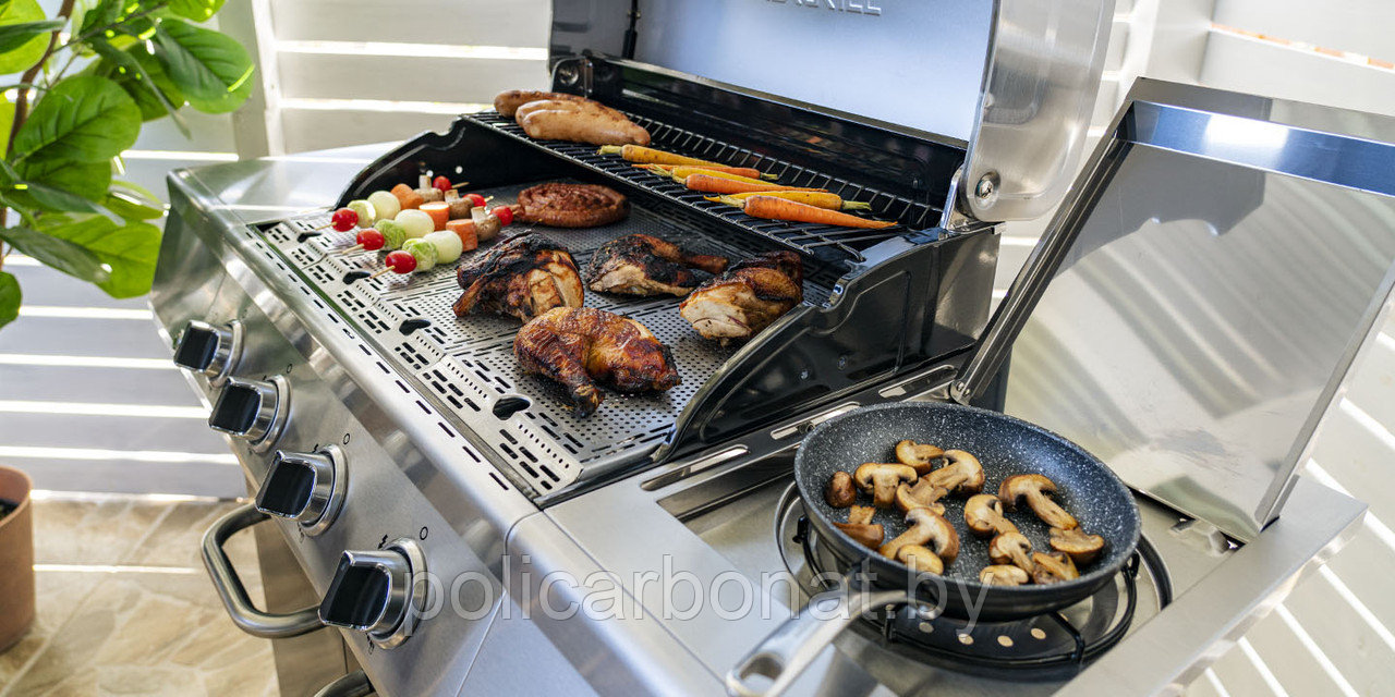 Гриль газовый Nexgrill Evolution Infrared 4B + 1B, черный - фото 10 - id-p204702804