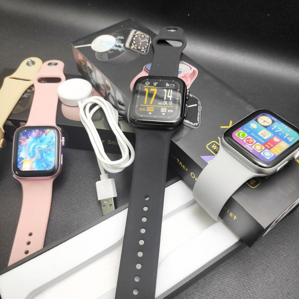 Умные часы Smart Watch X7 Pro (аналог Apple Watch 7) Черный - фото 3 - id-p204703773