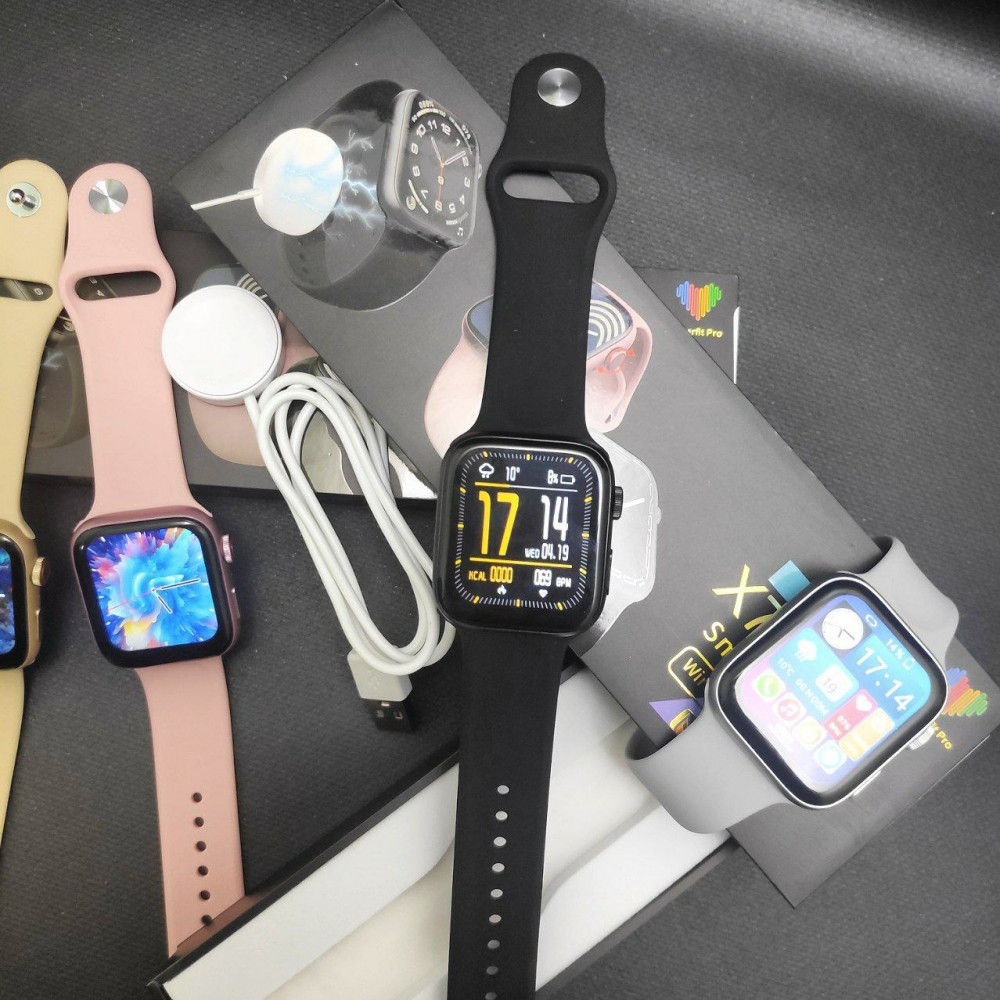 Умные часы Smart Watch X7 Pro (аналог Apple Watch 7) Черный - фото 5 - id-p204703773