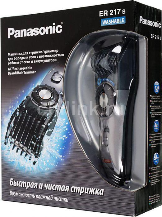 Машинка для стрижки PANASONIC ER217S520 серебристый - фото 2 - id-p203872863