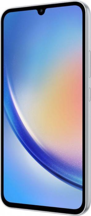 Смартфон Samsung Galaxy A34 5G 8/256Gb, SM-A346E, серебристый - фото 4 - id-p204473138