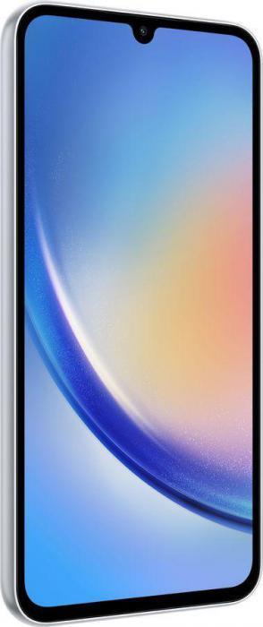 Смартфон Samsung Galaxy A34 5G 8/256Gb, SM-A346E, серебристый - фото 5 - id-p204473138