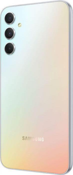 Смартфон Samsung Galaxy A34 5G 8/256Gb, SM-A346E, серебристый - фото 7 - id-p204473138
