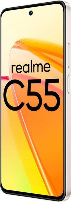 Смартфон REALME C55 8/256Gb, RMX3710, перламутровый - фото 4 - id-p204473144
