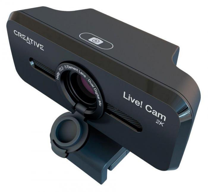 Web-камера Creative Live! Cam SYNC V3, черный [73vf090000000] - фото 5 - id-p204387336