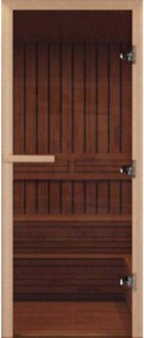 Стеклянная дверь для бани/сауны КомфортПром 70x190 / 10221187