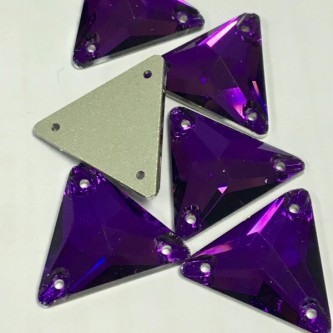Пришивные стразы Triangle Crystal Amethyst 3069 - фото 1 - id-p204713803
