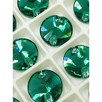 Пришивные стразы Rivoli Emerald 3041 12 mm