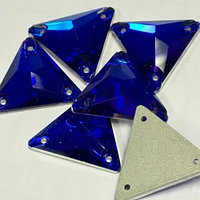 Пришивные стразы Triangle Capri Blue 3069 22 x 22 mm