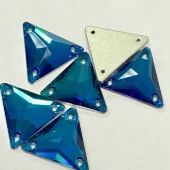 Пришивные стразы Triangle Blue Zircon 3069 - фото 1 - id-p204712245
