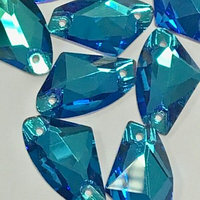 Пришивные стразы Galactic Blue Zircon 3256