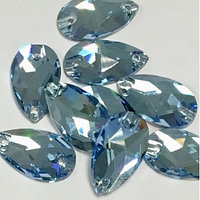 Пришивные стразы Pearshape Aquamarine 3065 (Капли) 10,5 x 18 mm