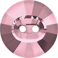 3019 Rivoli CB (2 Holes) Crystal Antique Pink