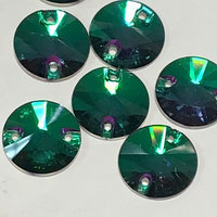 Пришивные стразы Rivoli Emerald 3041 14 mm