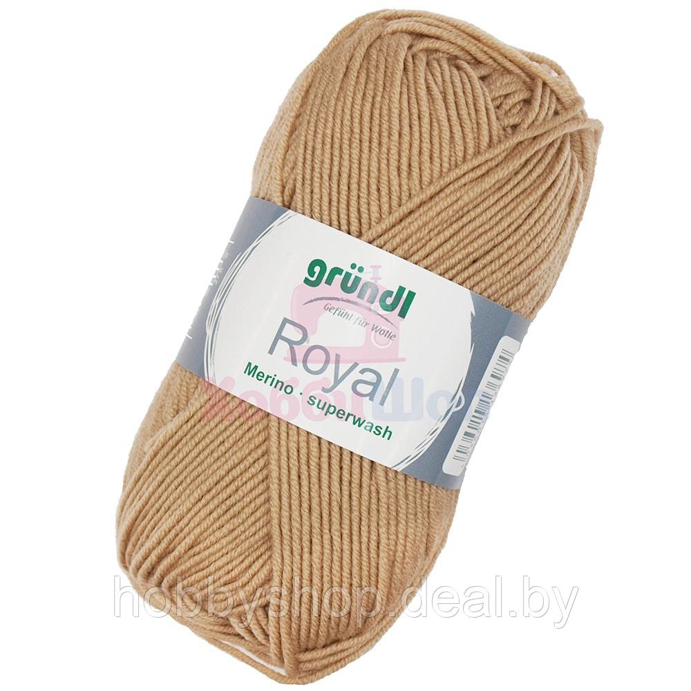 Пряжа для ручного вязания Gruendl Royal 50 гр цвет 20 - фото 1 - id-p204666304