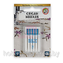 Набор вышивальных игл ORGAN EMBROIDERY BLUE TIP №75 (5 шт.)