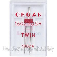 Игла двойная ORGAN TWIN №100/4 (1 шт.)