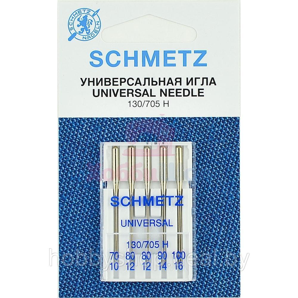 Набор универсальных игл SCHMETZ №70-100 (5 шт.) - фото 1 - id-p204665529