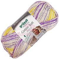 Пряжа для ручного вязания Gruendl Cotton Soft Color 100 гp цвет 02