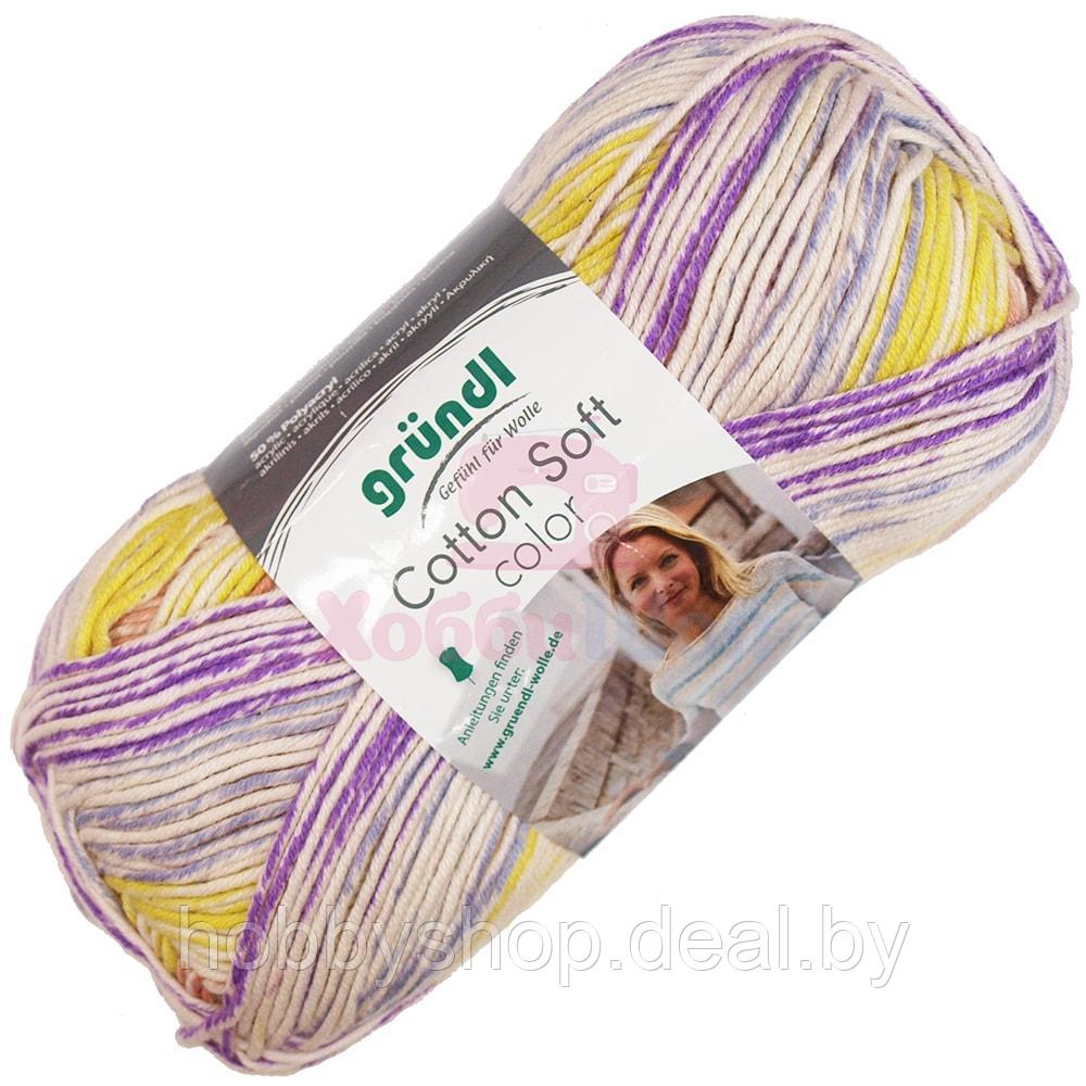 Пряжа для ручного вязания Gruendl Cotton Soft Color 100 гp цвет 02 - фото 1 - id-p204666398