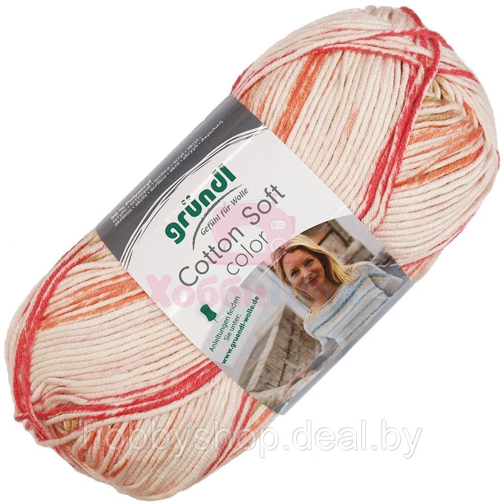 Пряжа для ручного вязания Gruendl Cotton Soft Color 100 гp цвет 06 - фото 1 - id-p204666400