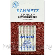 Набор игл кожа SCHMETZ LEDER LEATHER CUIR №80-100 (5 шт.)