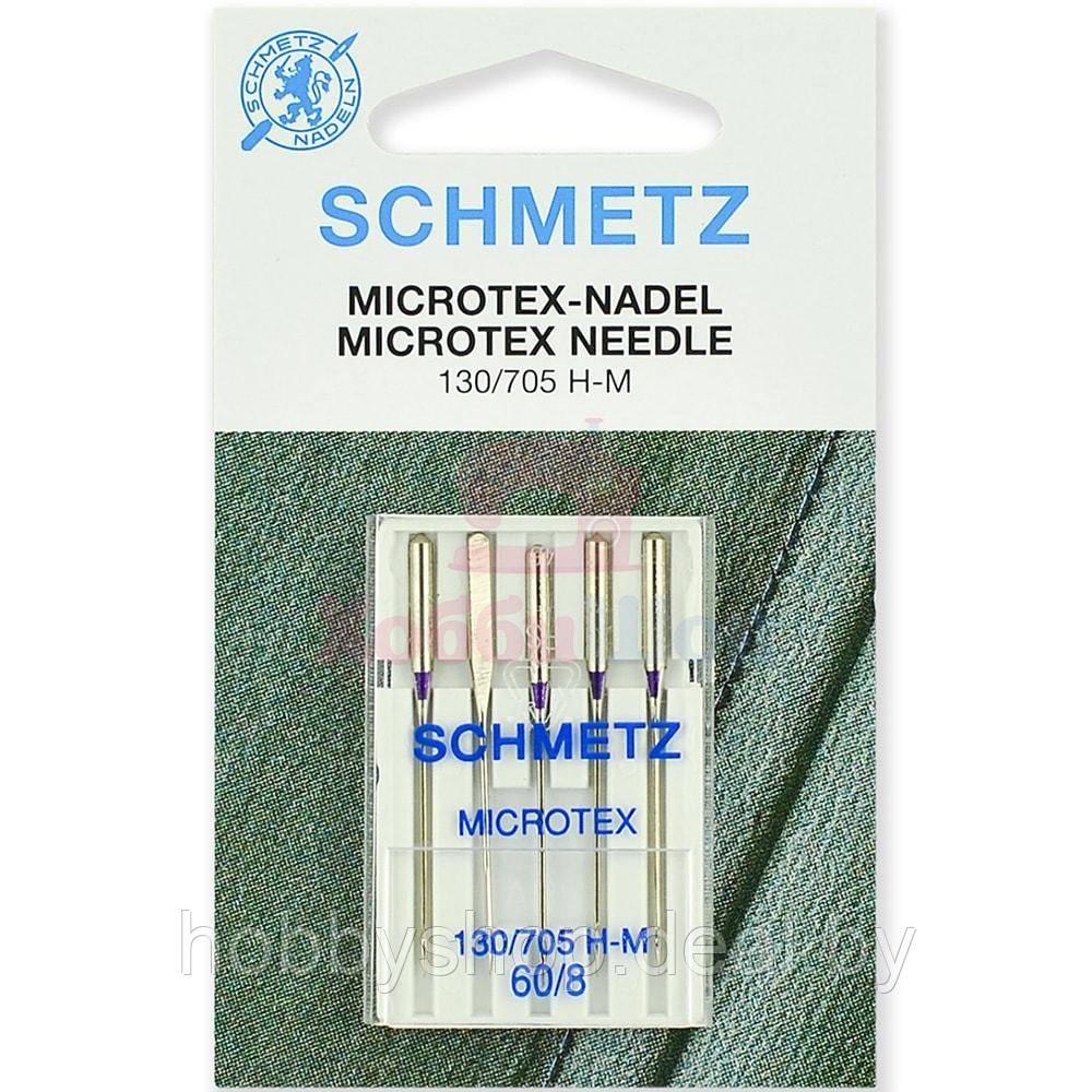 Набор игл для крепа и шелка SCHMETZ Microtex №60 (5 шт.) - фото 1 - id-p204665549