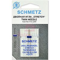 Игла двойная-стретч SCHMETZ TWIN STRETCH №75/4 (1 шт.)