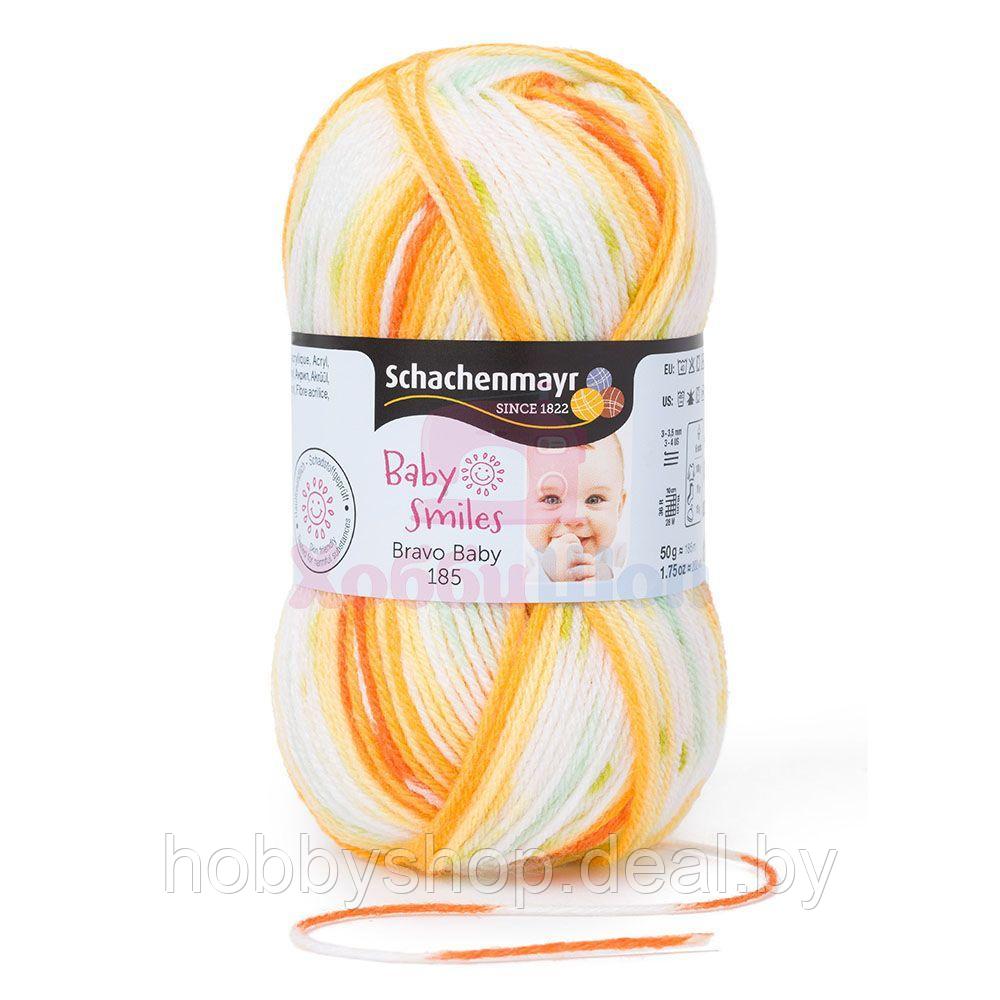 Пряжа для ручного вязания Schachenmayr Bravo Baby Color 50 гр цвет 00197 - фото 1 - id-p204666650