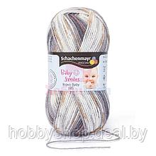 Пряжа для ручного вязания Schachenmayr Bravo Baby Color 50 гр цвет 00200