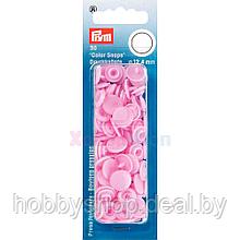 Кнопки Color Snaps пластик 30 шт нежно-розовый Prym 393118