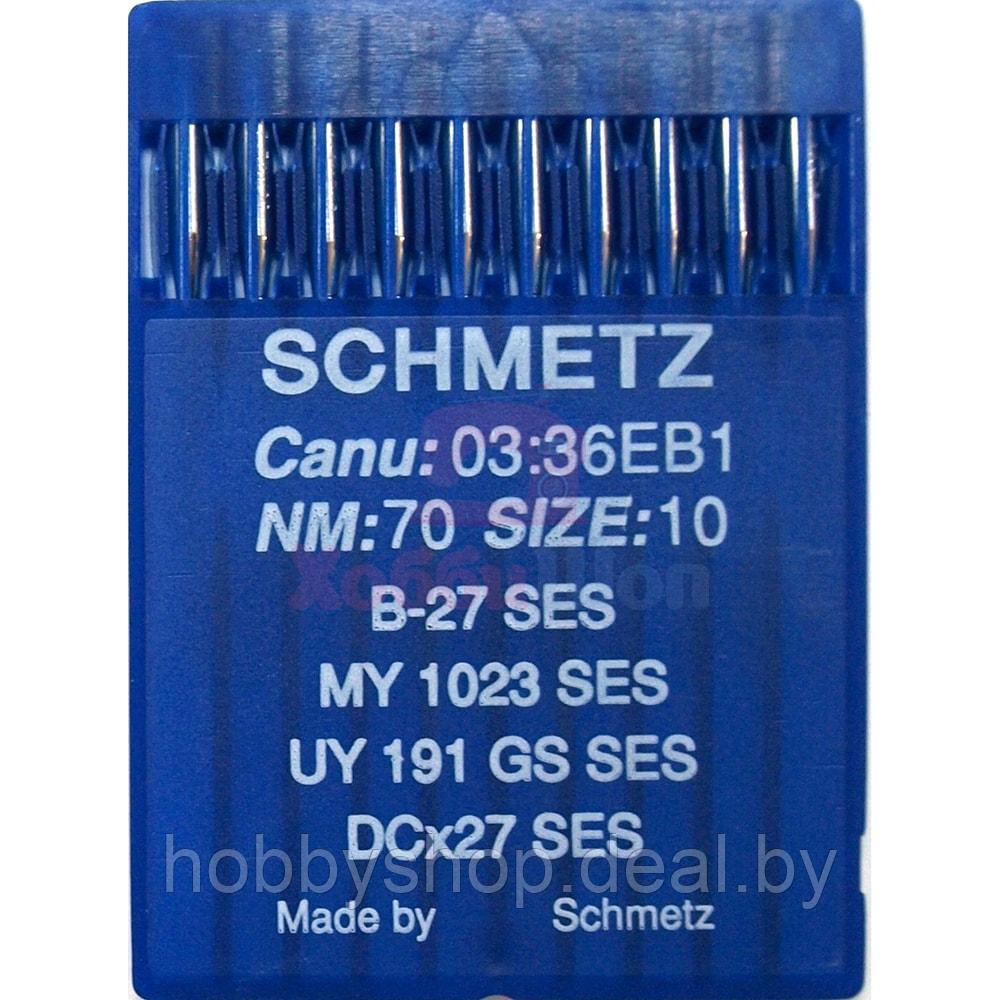 Промышленные иглы оверлок для трикотажа SCHMETZ B27 SES №70 (10 шт.) - фото 1 - id-p204666053
