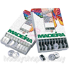 Шпульки Madeira BOBBINS №150 белый 50х120м