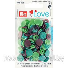 Кнопки Color Snaps пластик 30 шт разноцветные Prym Love 393005