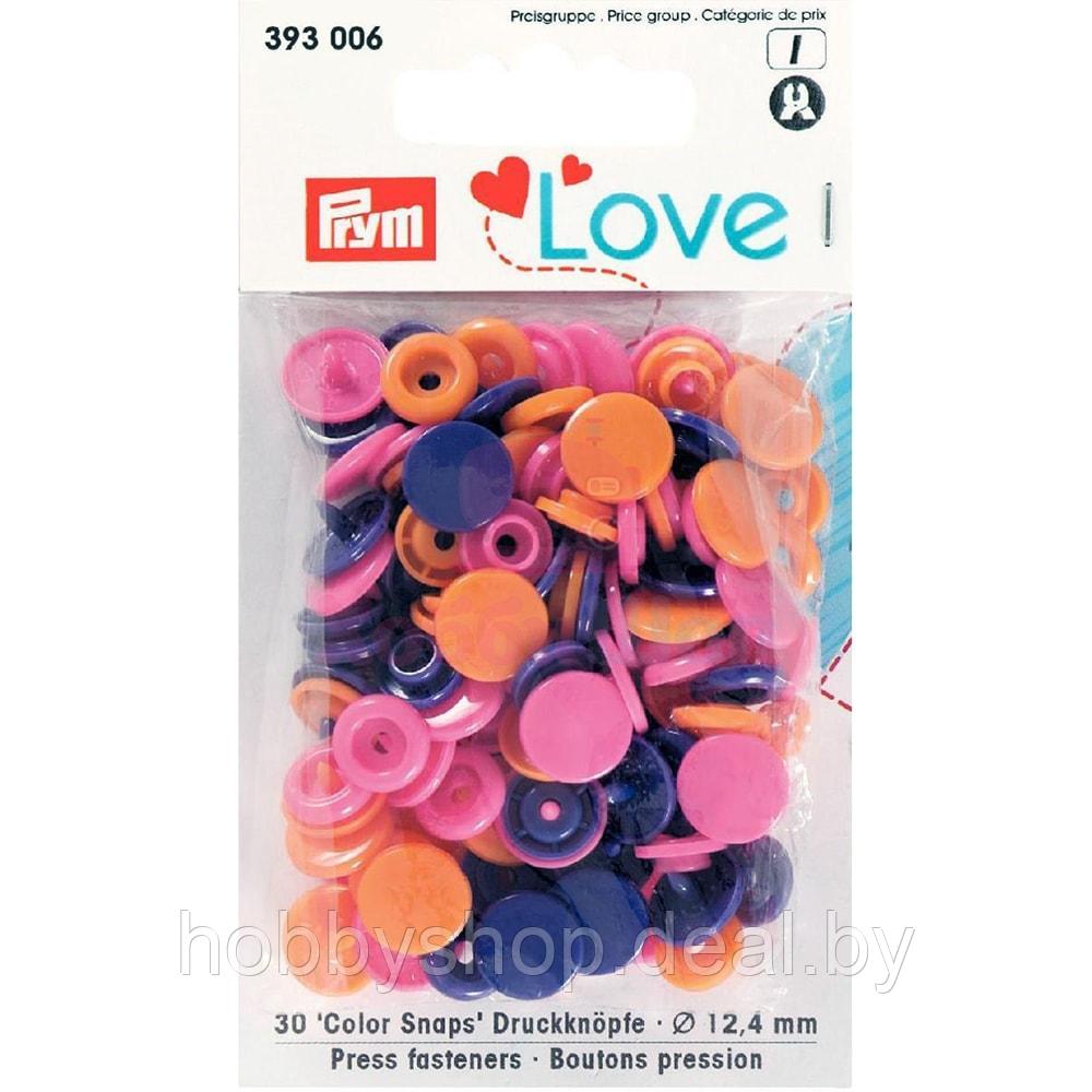 Кнопки Color Snaps пластик 30 шт разноцветные Prym Love 393006 - фото 1 - id-p127608726