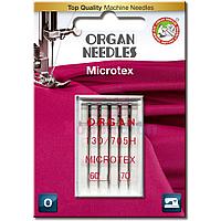 Набор игл ORGAN Microtex №60-70 (5 шт.)