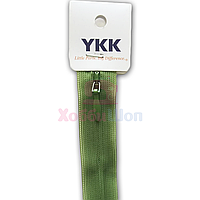 Молния 60 см потайная неразъемная YKK травяной 528