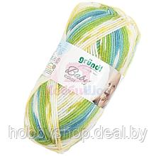 Пряжа для ручного вязания Gruendl Baby color 50 гр цвет 04