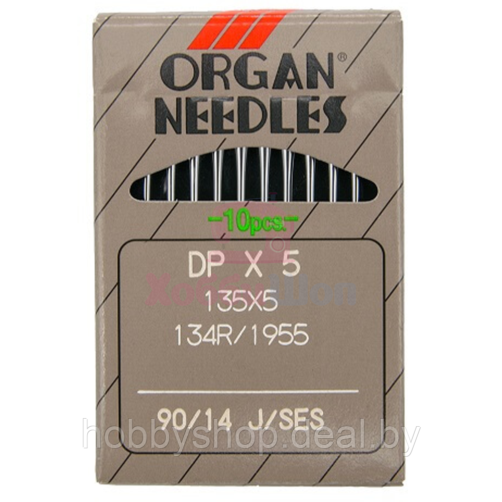 Промышленные иглы для трикотажа ORGAN DPx5 J/SES №90 (10 шт.) - фото 1 - id-p157129452