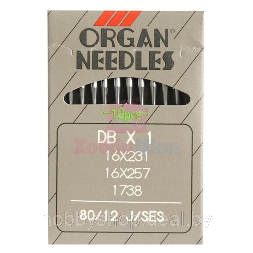 Промышленные иглы для трикотажа ORGAN DBx1 J/SES №80 (10 шт.) - фото 1 - id-p157129453