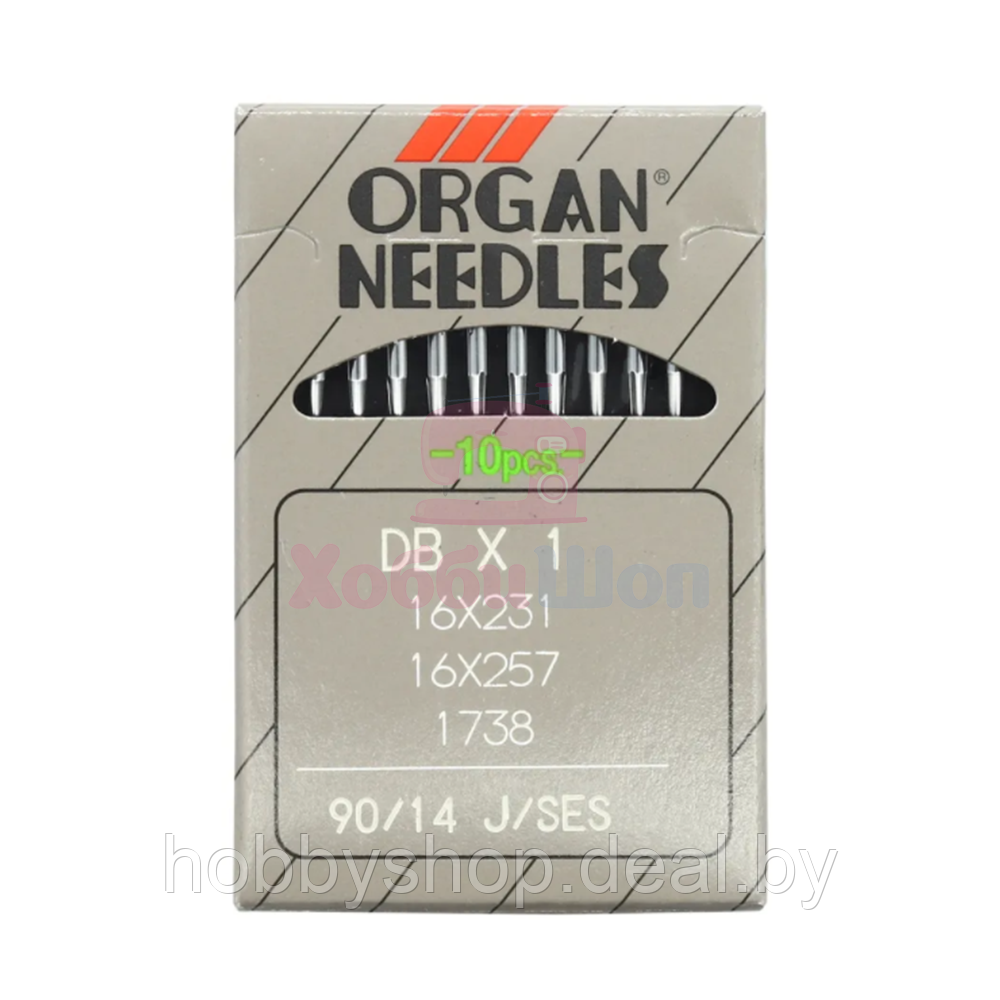 Промышленные иглы для трикотажа ORGAN DBx1 J/SES №90 (10 шт.) - фото 1 - id-p204667047