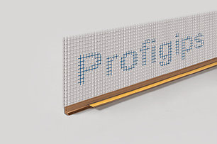 Оконный профиль примыкающий с сеткой Profigips (коричневый), 6 мм, 3 м, фото 2