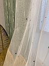 Гардина толь-сетка французская с жемчугом 250*600 на шторной ленте, фото 9