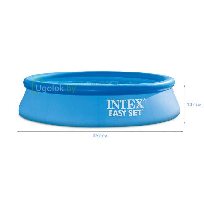 Бассейн надувной Intex Easy Set 457x107 см 26166NP - фото 2 - id-p204720405