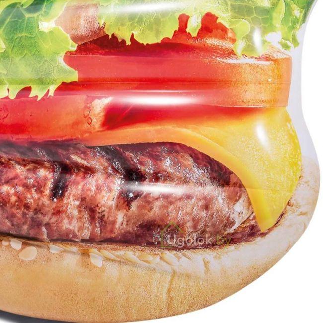 Надувной плот Intex Сочный гамбургер (58780EU, 135х127x23 см) - фото 4 - id-p204724366