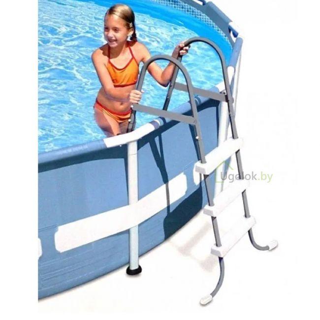 Лестница для каркасных и надувных бассейнов высотой до 91 см Intex 28064 - фото 3 - id-p204721508