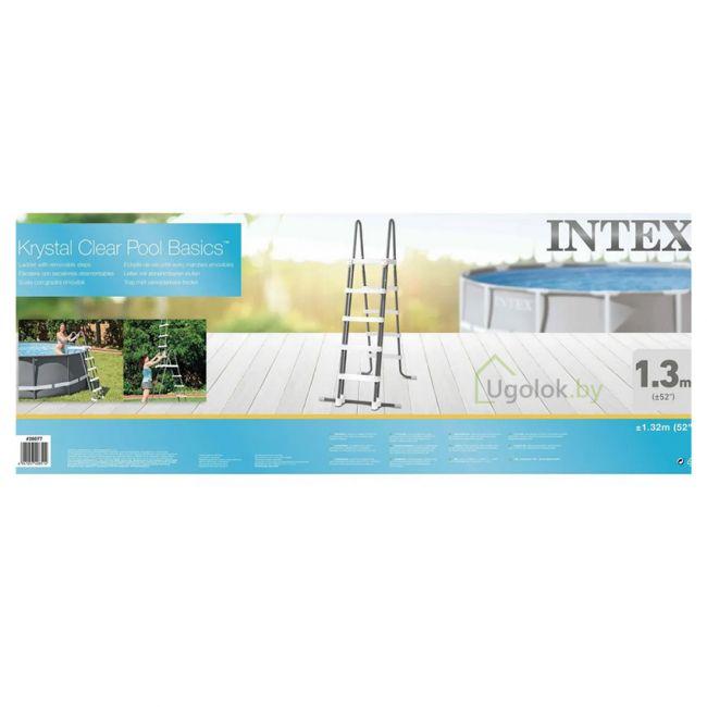 Лестница для бассейнов до 132 см с площадкой и съёмными ступенями Intex 28077 - фото 6 - id-p204721509