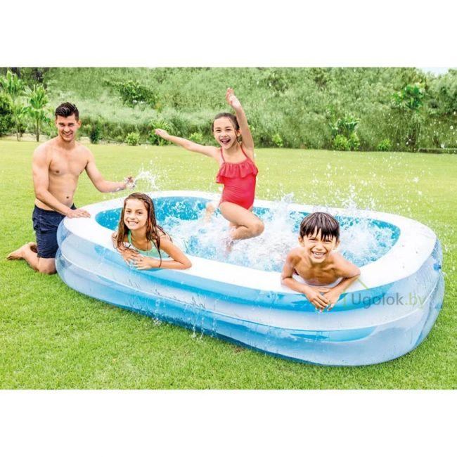 Семейный надувной бассейн для дачи Intex 262x175x56 см 56483NP - фото 3 - id-p204721554