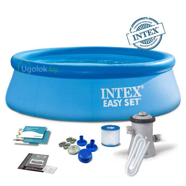 Бассейн для дачи Intex Easy Set 244x76 см с фильтр-насосом 28112NP - фото 1 - id-p204721555