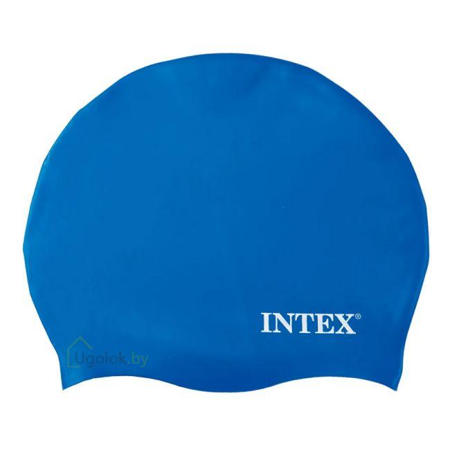 Шапочка для плавания Intex 8+ 55991 синяя - фото 1 - id-p204723951